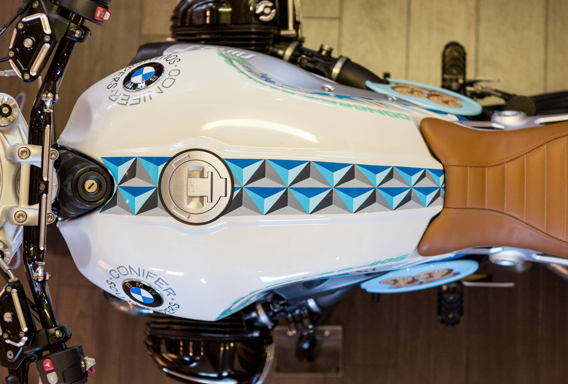 BMW Concept Path 22 above tank detail