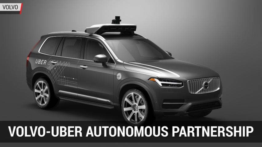 Volvo and Uber Partner to bring Autonomous Tech to Market | Autoblog Minute
