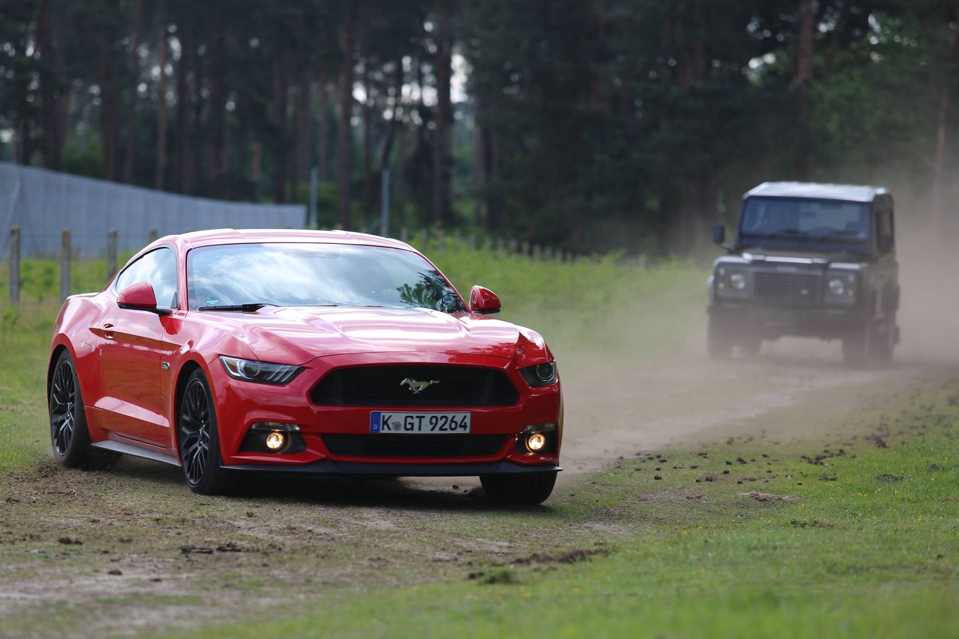 Ford Mustang Ben Collins Stunt Driver Land Rover Defender