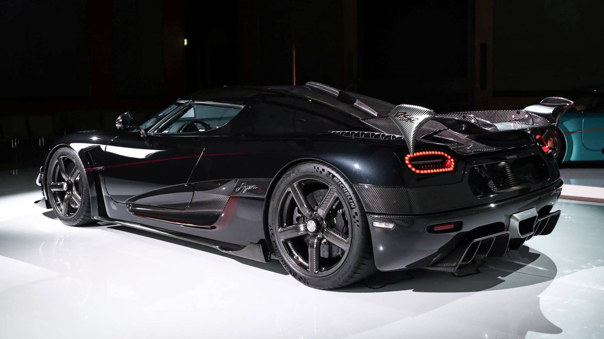 2017 Koenigsegg Agera RSR black rear left 3/4