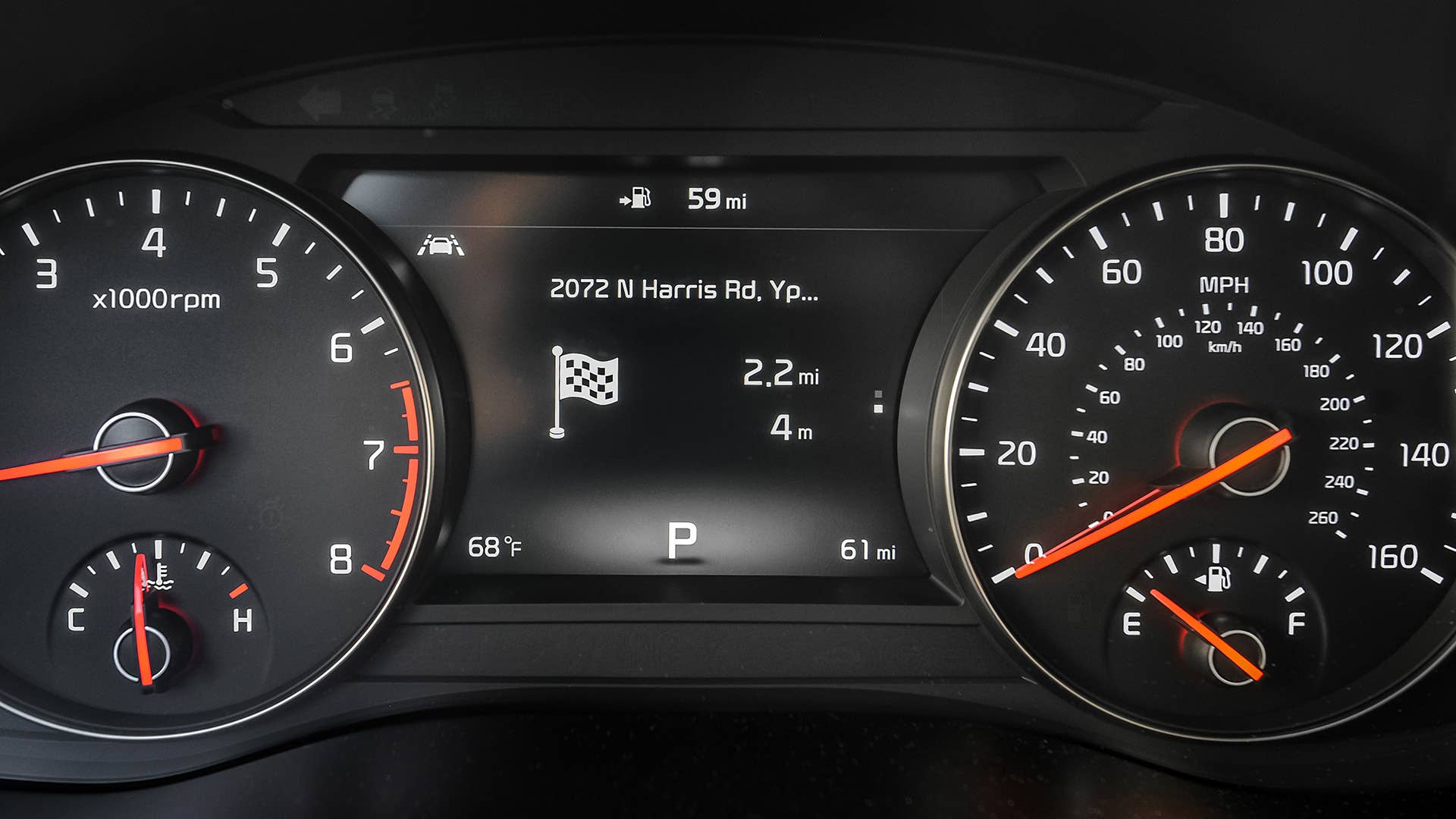 2017 Kia Cadenza gauges