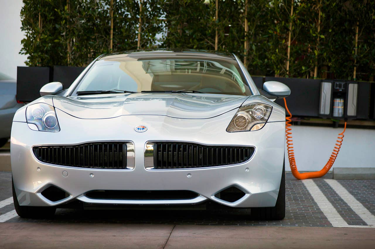 2012 Fisker Karma charging
