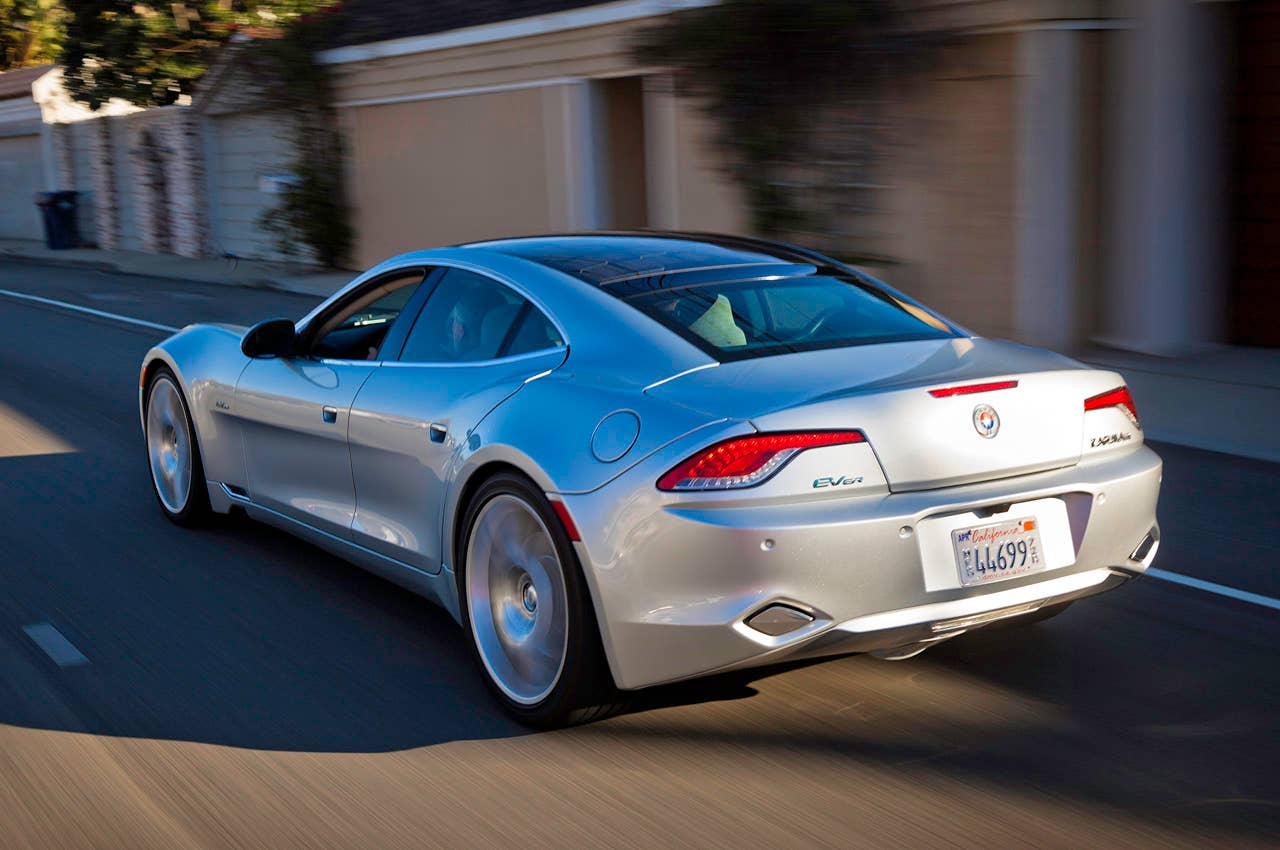 2012 Fisker Karma driving