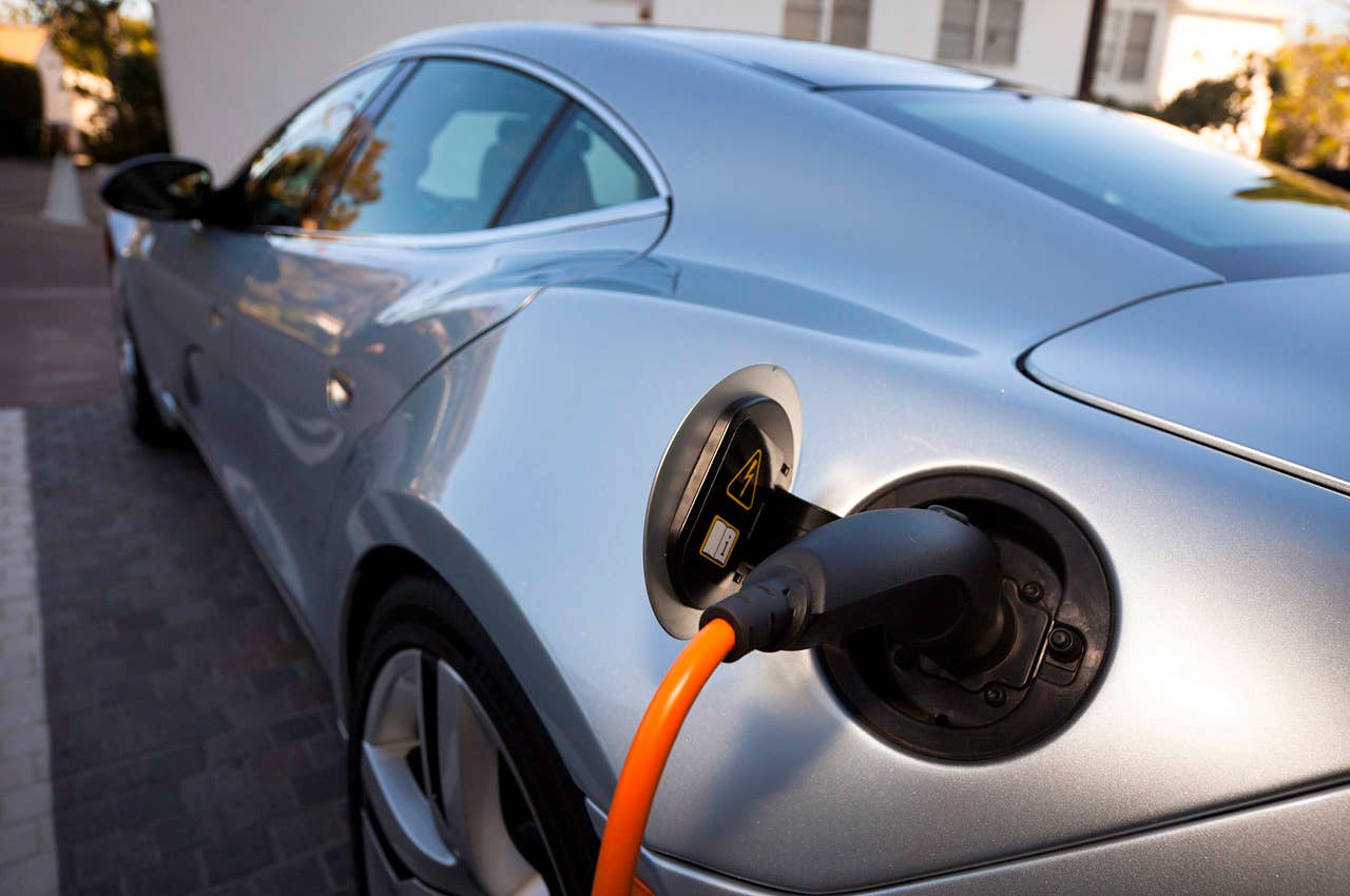 2012 Fisker Karma charging
