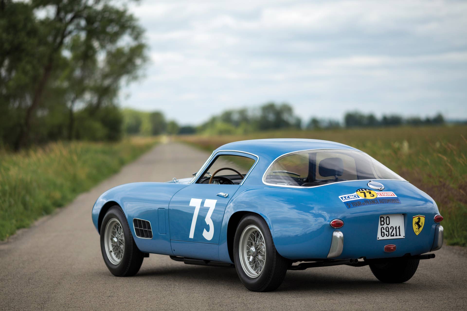 1956 Ferrari 250 Tour de France rear 3/4