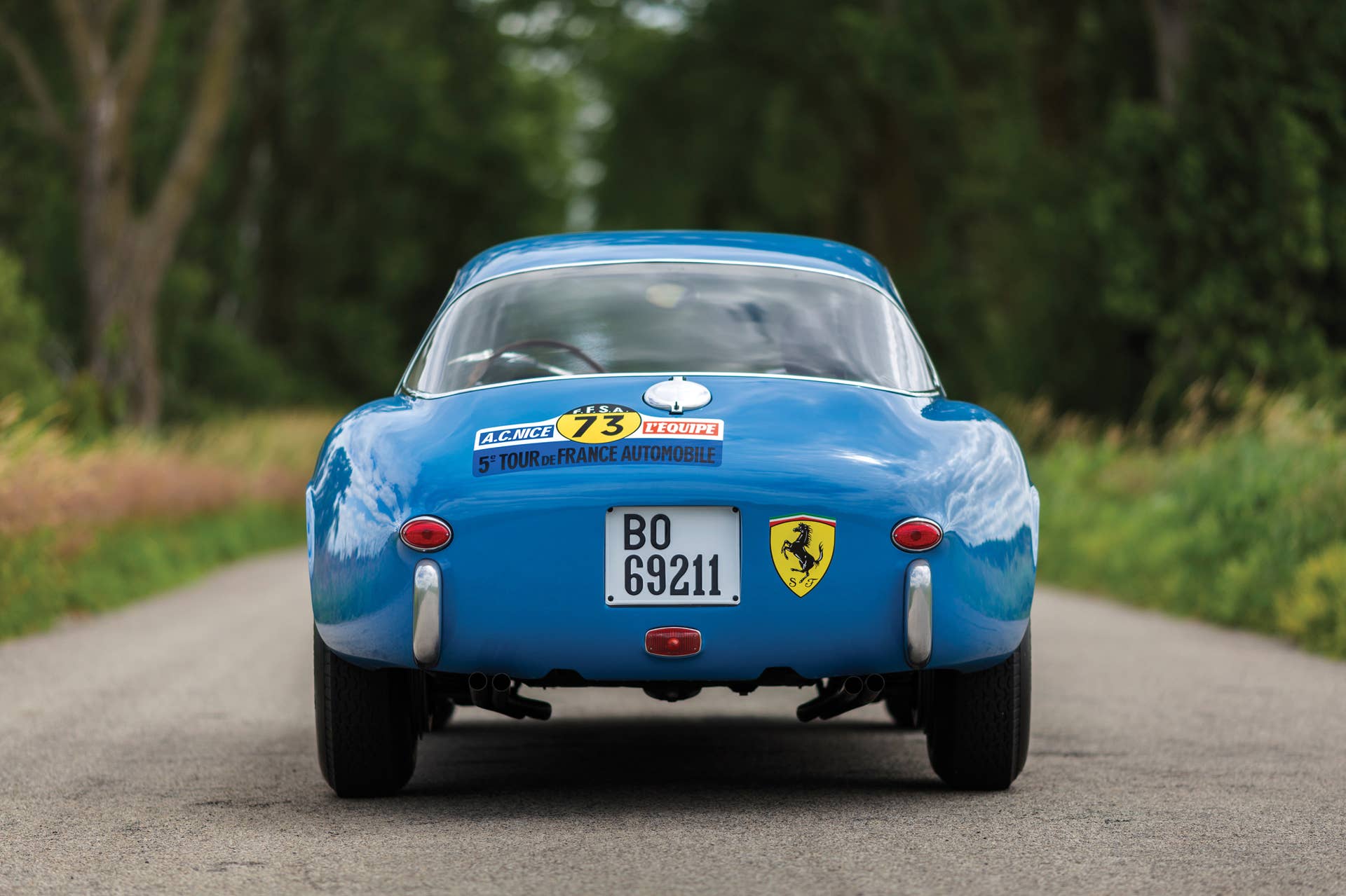 1956 Ferrari 250 GT Tour de France rear