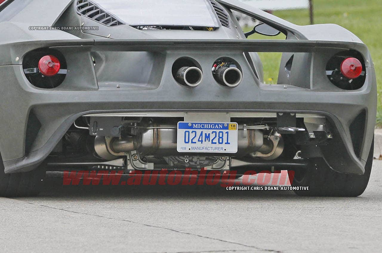 2017 Ford GT rear transaxle close up