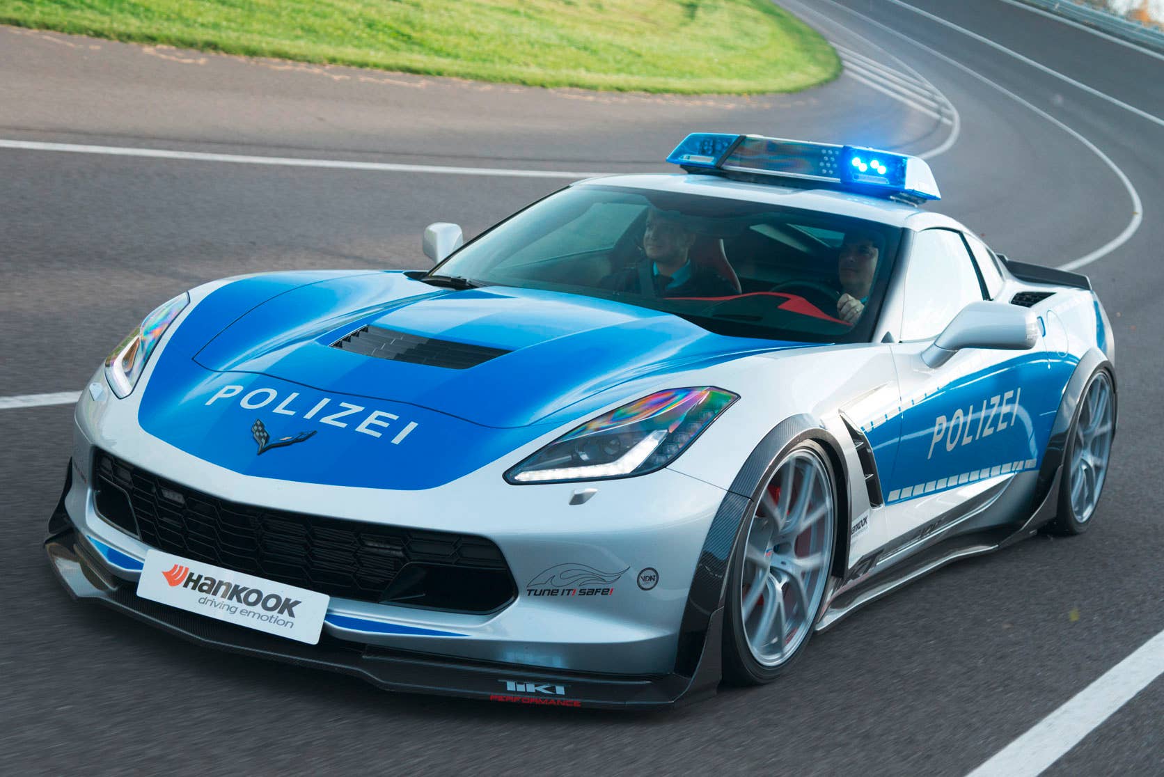 tune it safe tikt performance chevy corvette three quarters