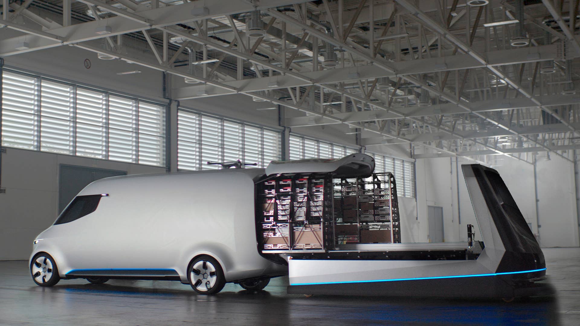 Mercedes-Benz Vision Van loading 1