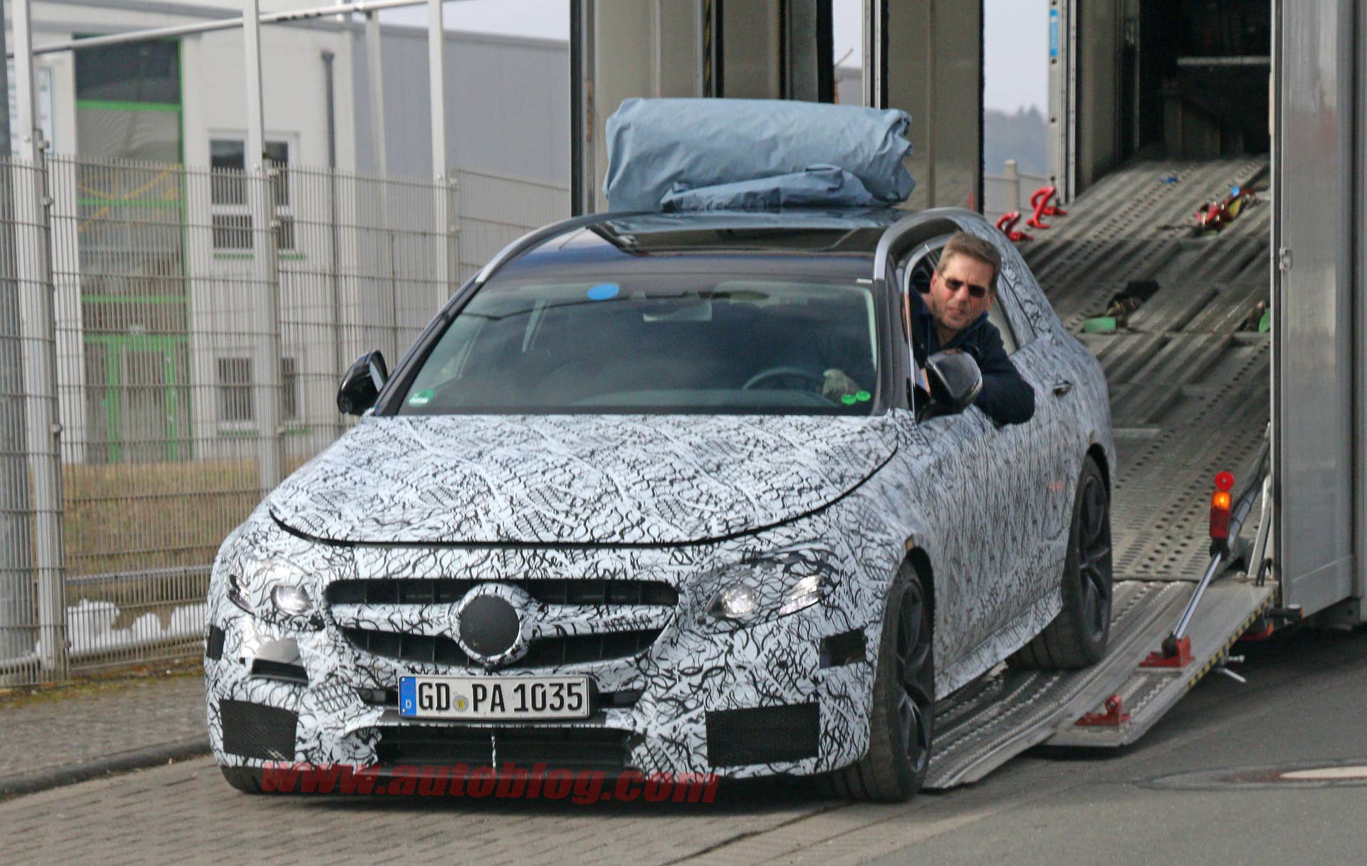 2017 Mercedes-AMG E63 Wagon spied truck