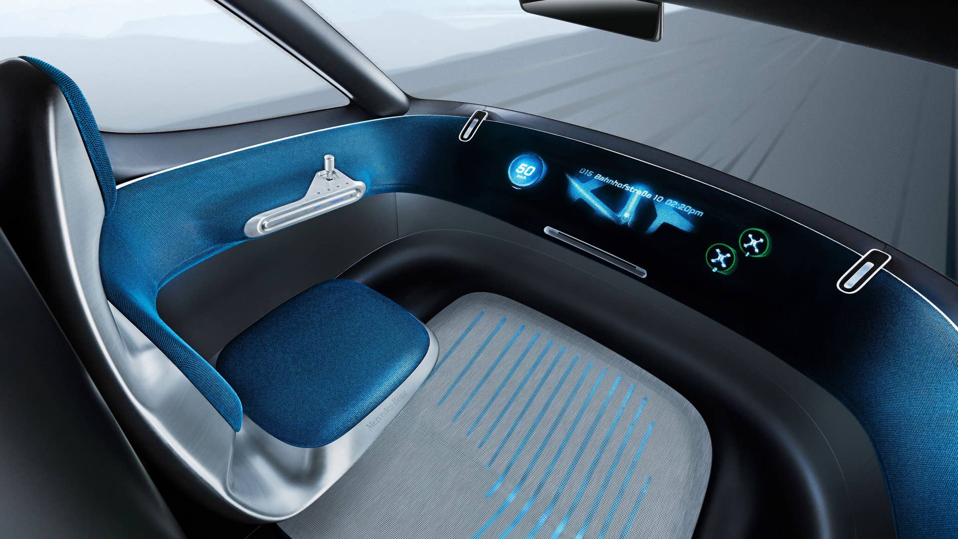 Mercedes-Benz Vision Van cockpit