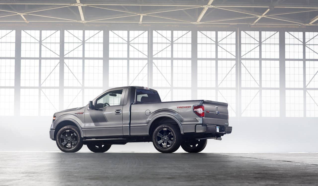 2014 Ford F-150 Tremor: Tremor boasts distinctive looks complemented by unique box-side Tremor graphics and plenty of power under the hood. (06/27/2013)