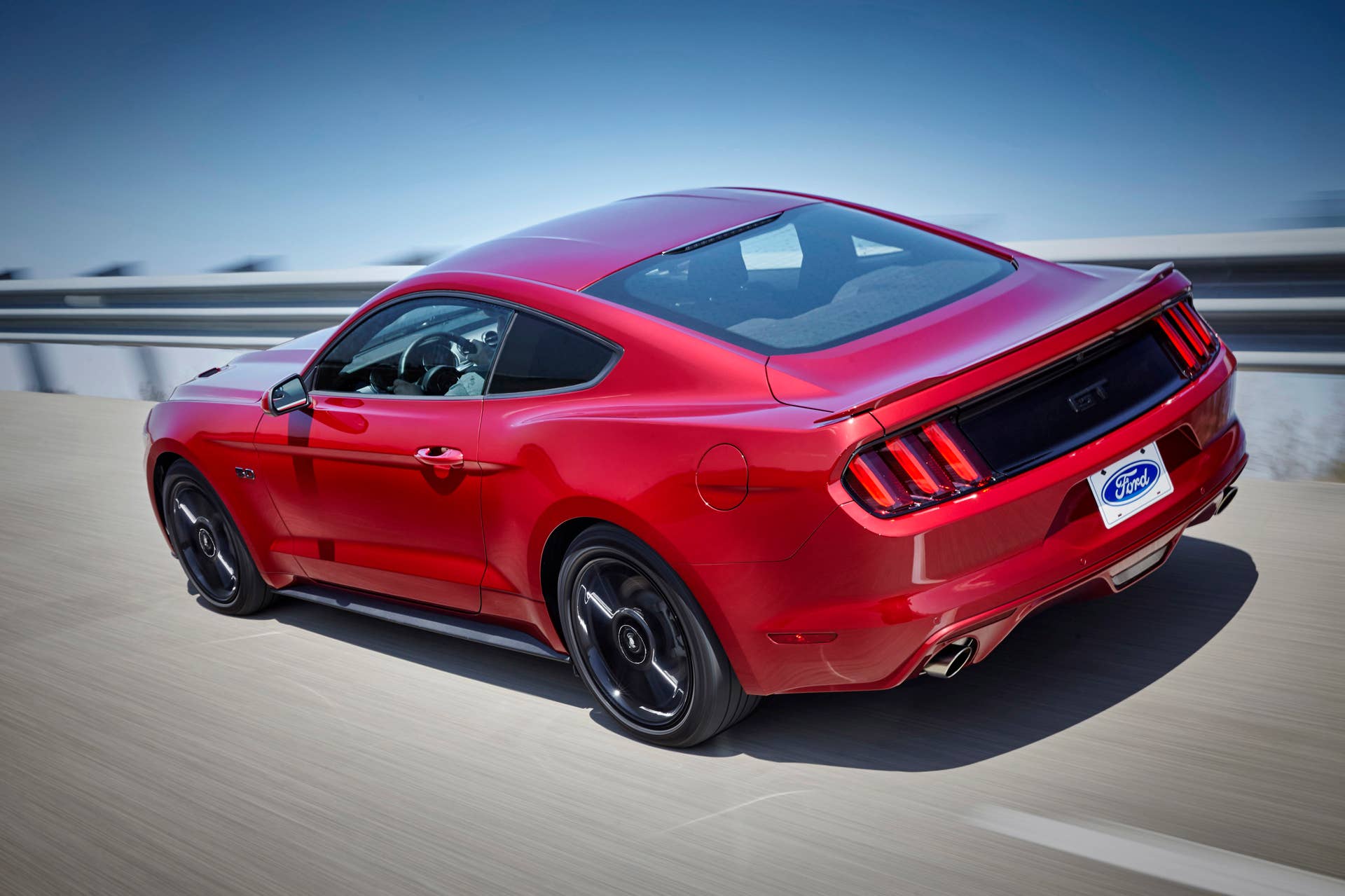 2016 Ford Mustang GT Black Package motion moving
