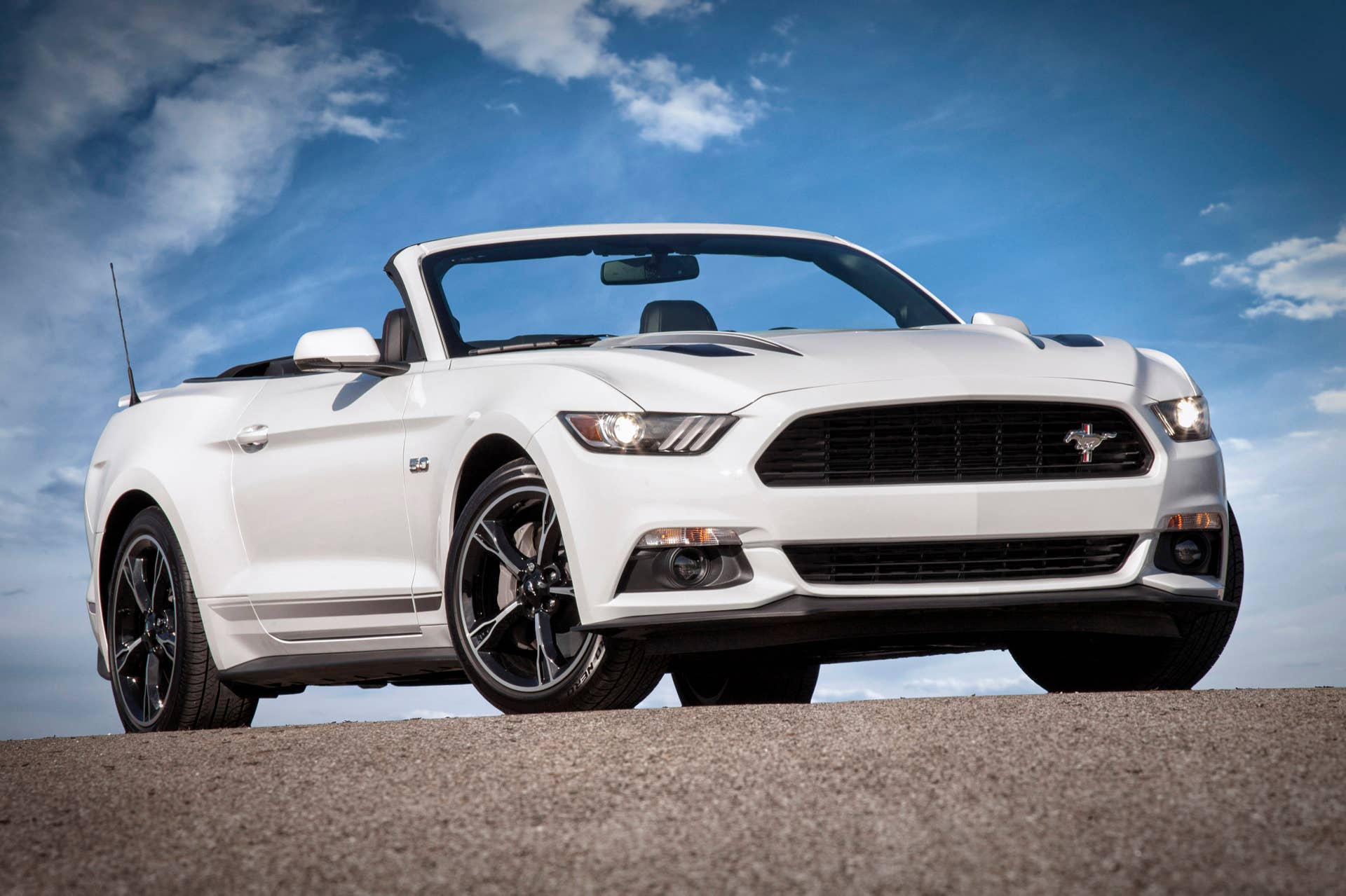 2016 Ford Mustang GT Premium California Special Package convertible front 3/4