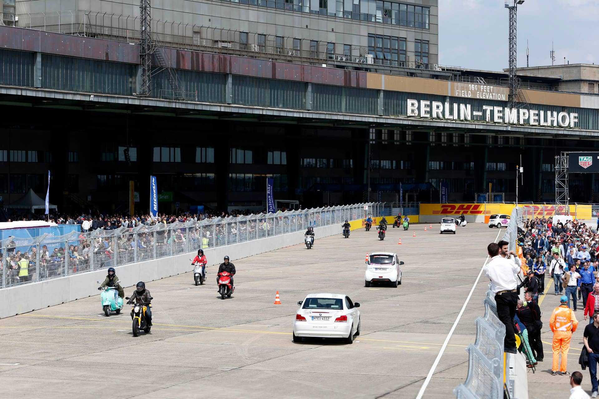 world record ev parade berlin cars scooters