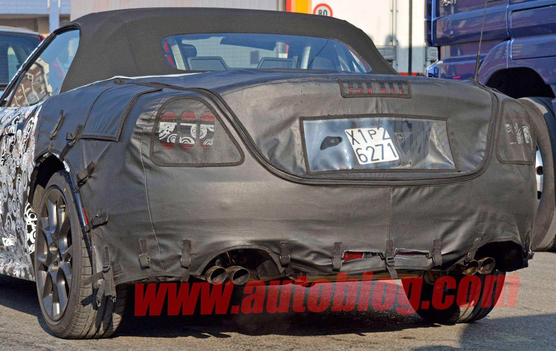 fiat 124 spider abarth camo spy shots