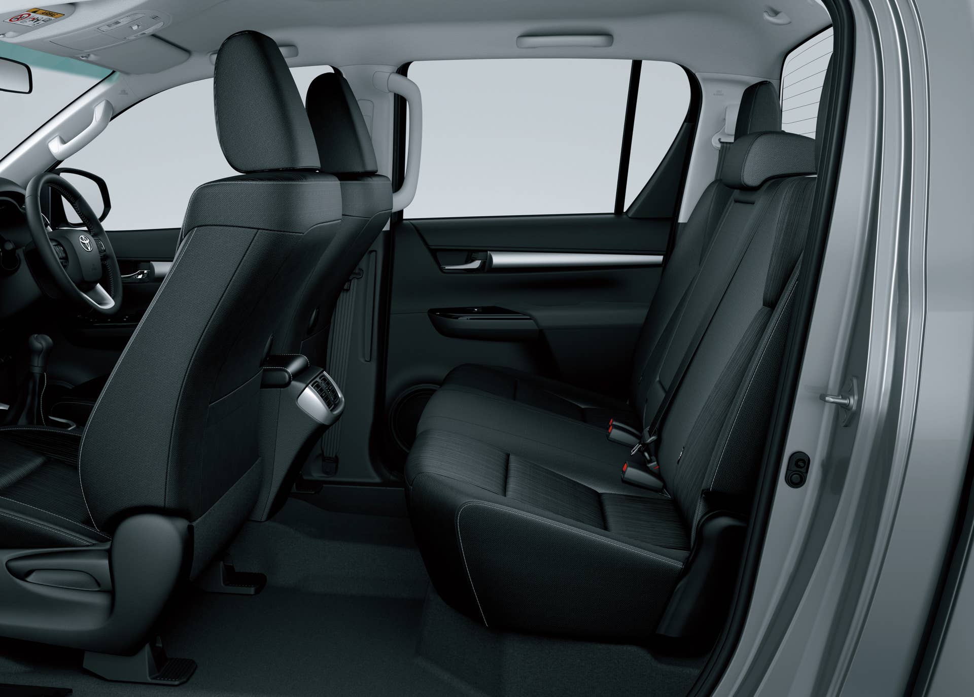 Toyota HiLux interior rear seats