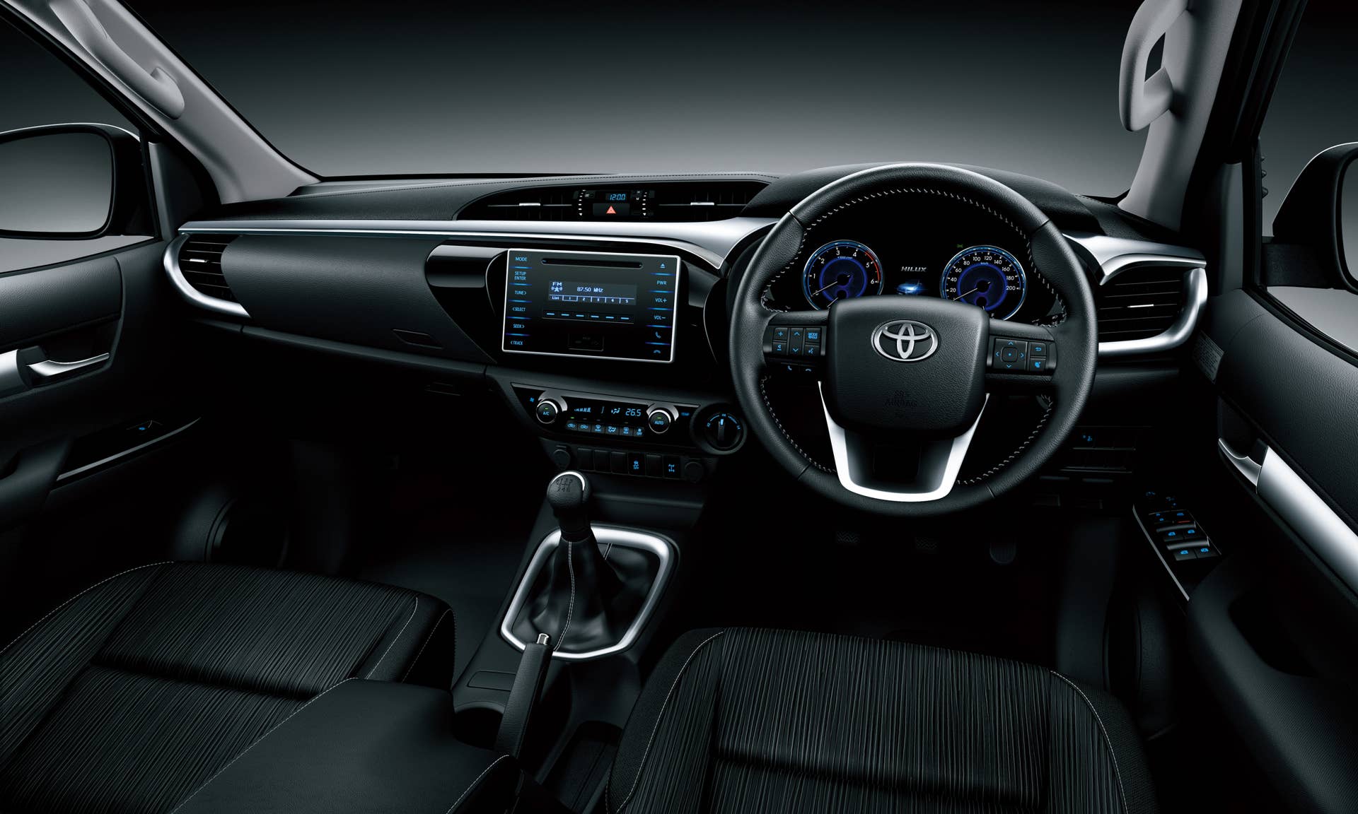 Toyota HiLux interior dashboard