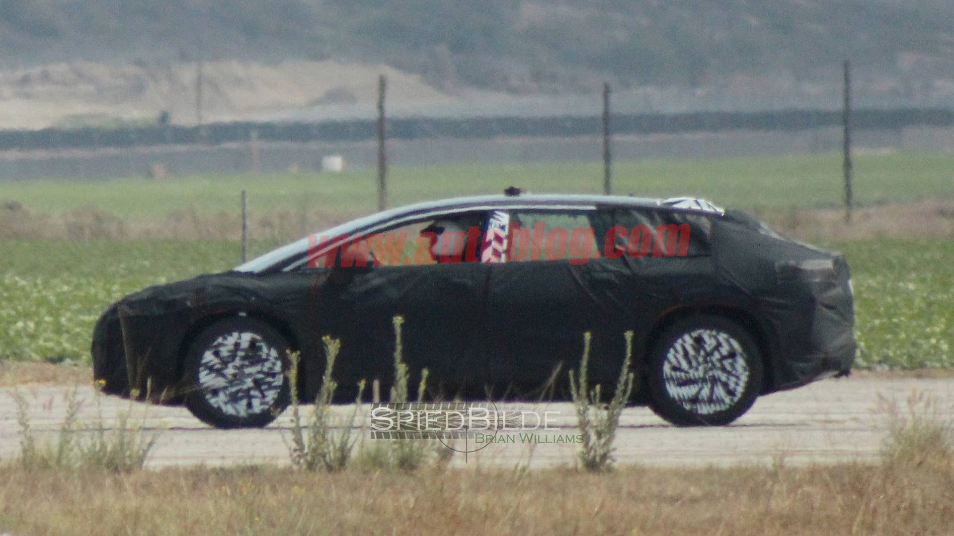 Faraday Future Spy Shots Side Exterior