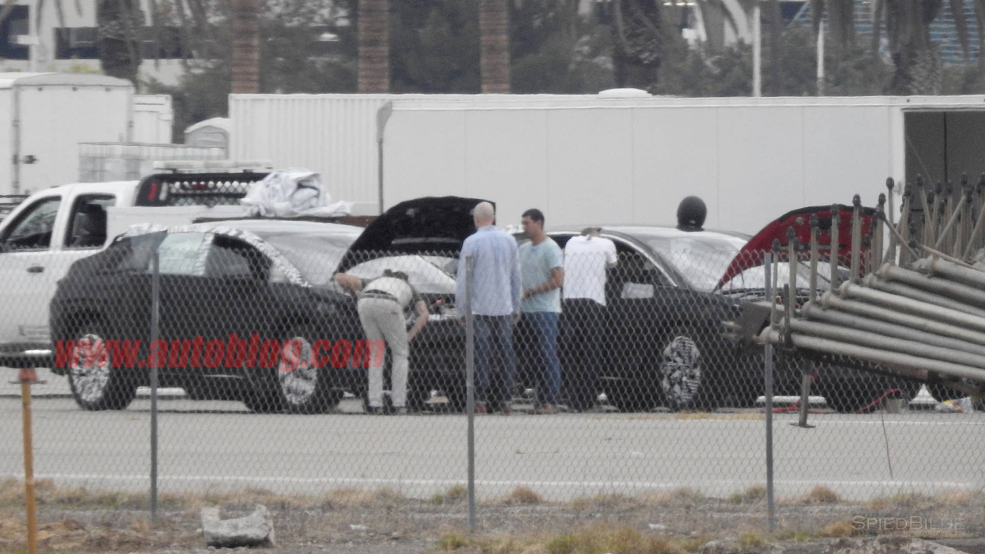 Faraday Future Spy Shots Front End Exterior