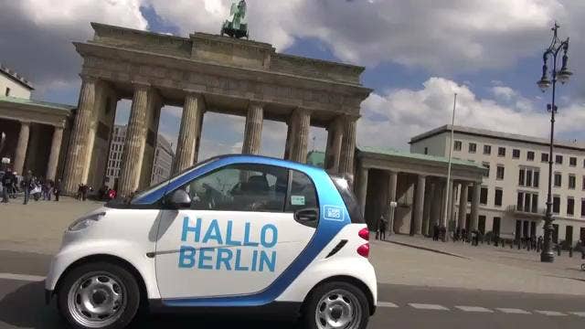 2012 Smart Car2go on the Streets of Berlin