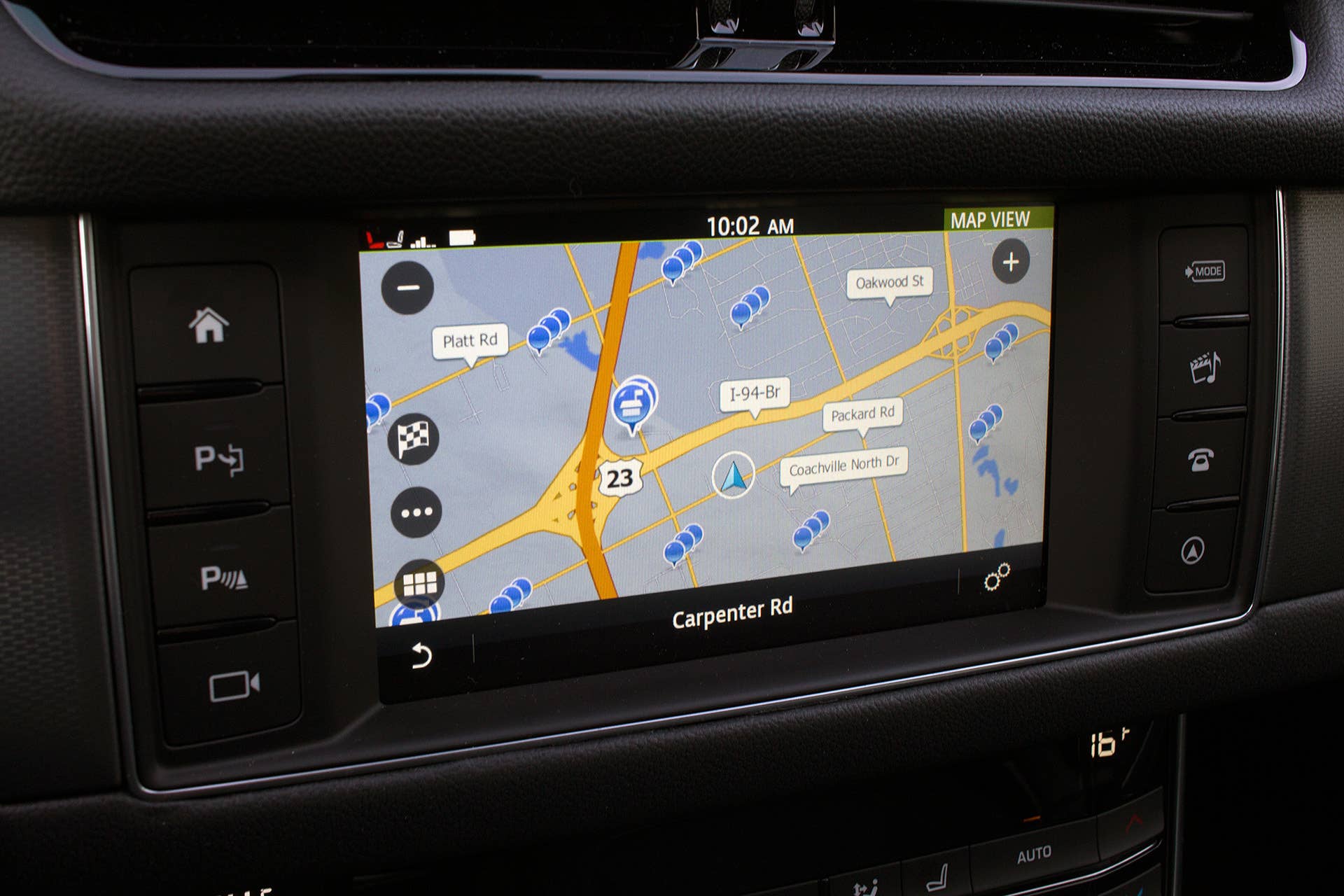2016 Jaguar XF navigation system