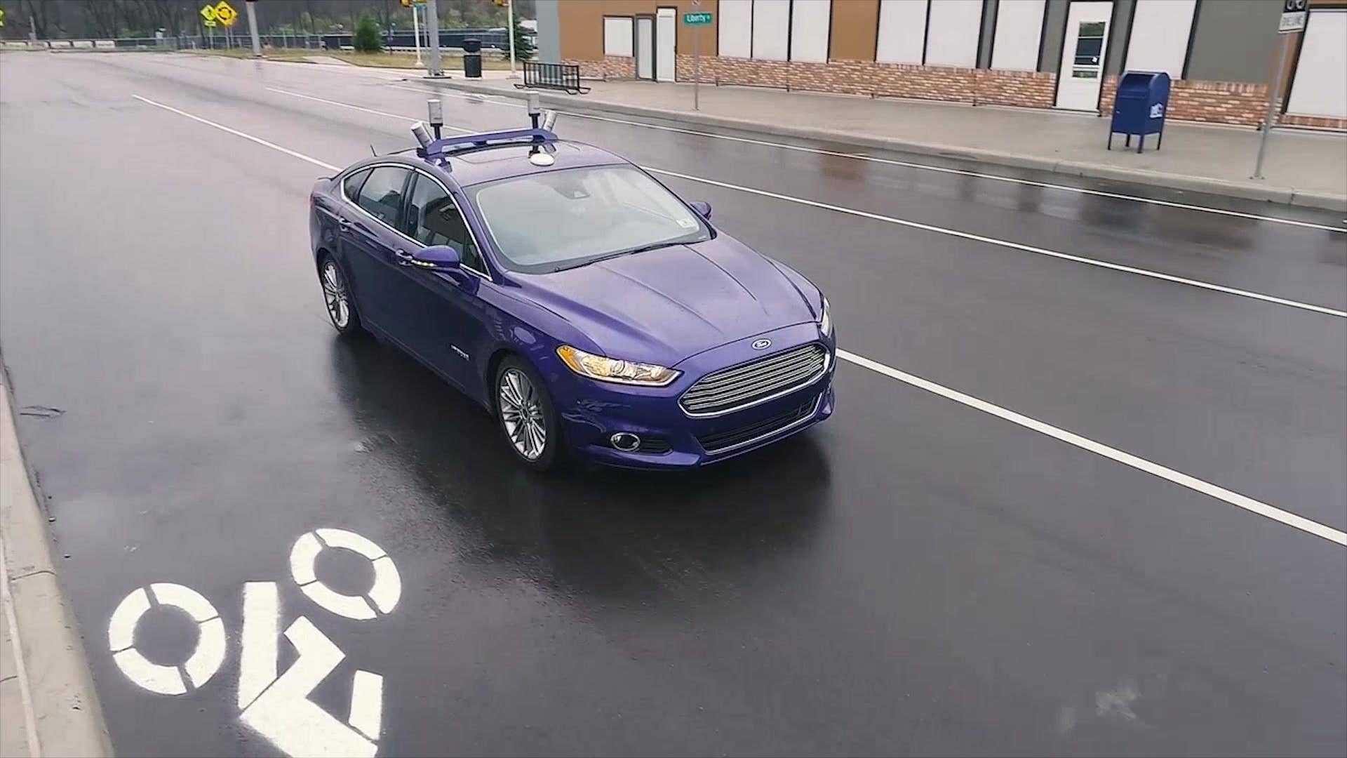 Fusion Hybrid Autonomous Research Vehicle at Mcity