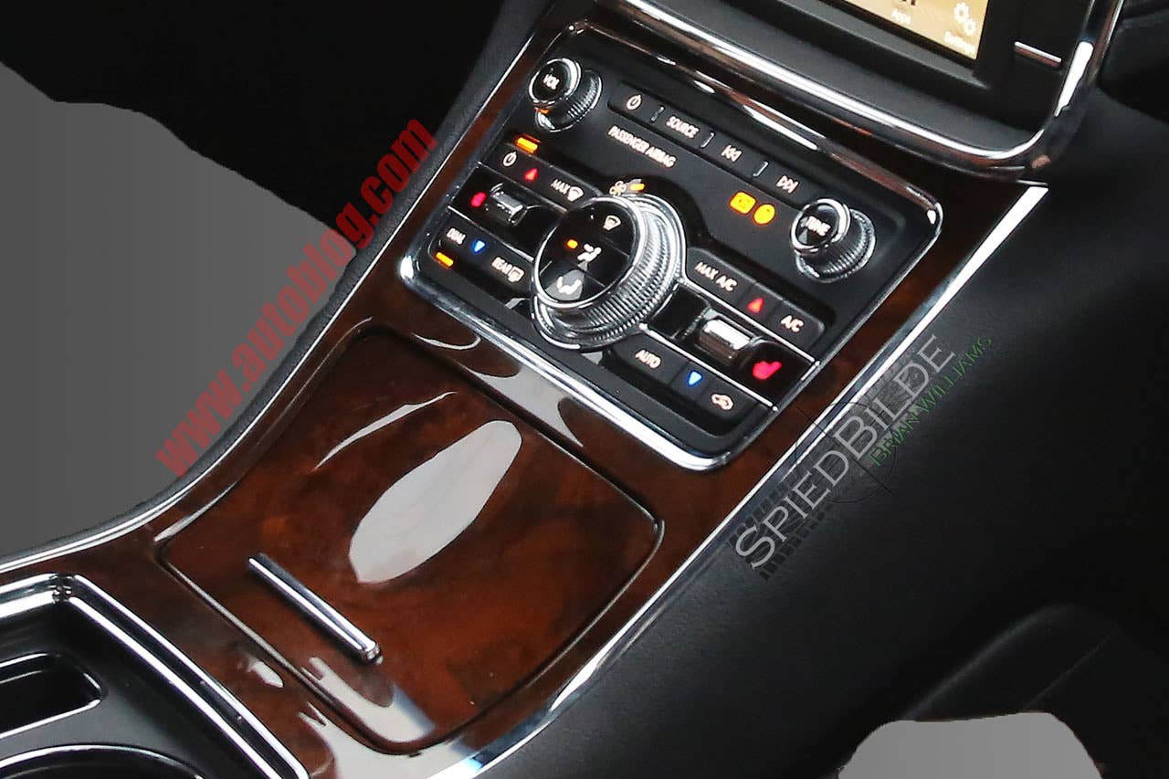 lincoln continental interior spy shot console