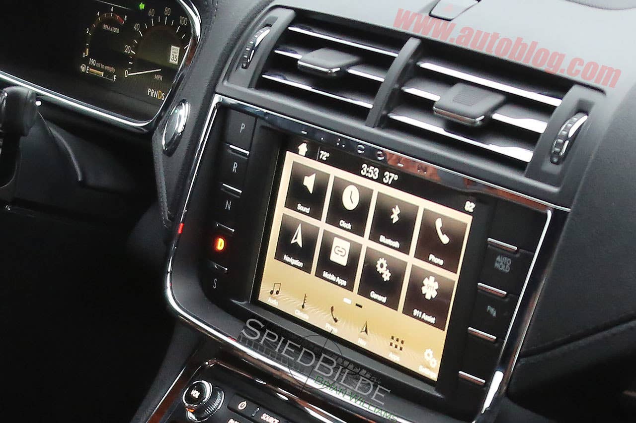 lincoln continental interior spy shot infotainment