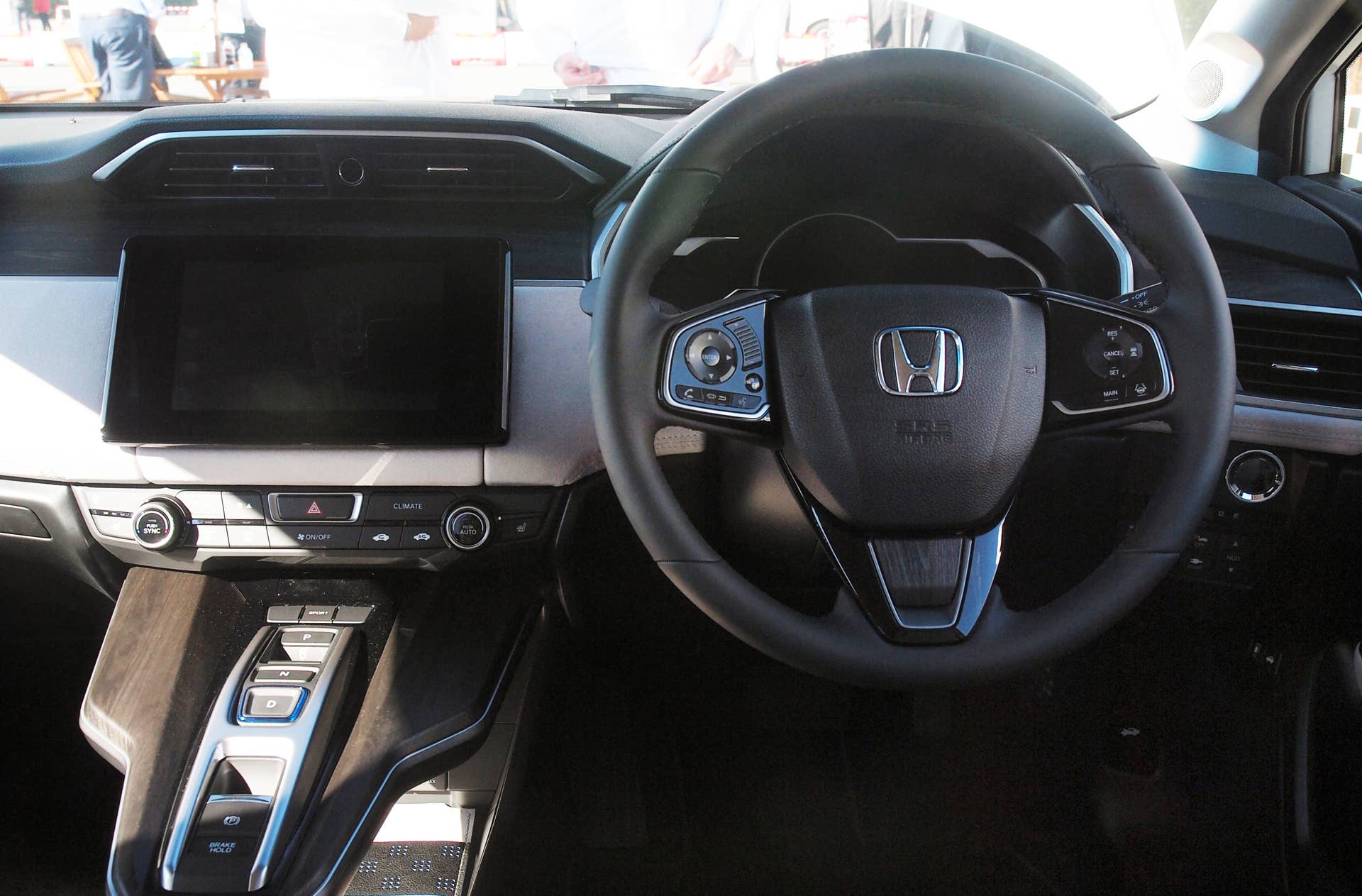 Honda FCEV hydrogen fuel cell electric vehicle interior