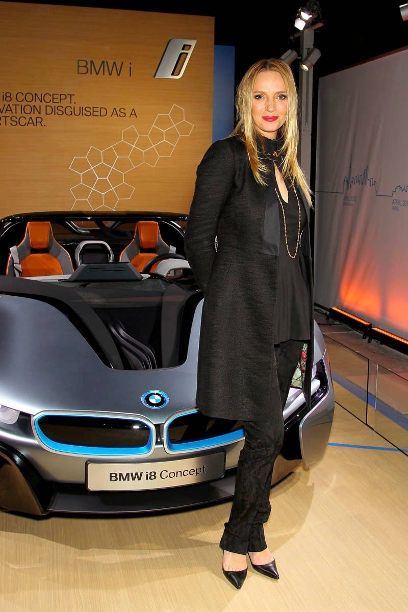 BMW i Born Electric Tour NYC Uma Thurmann