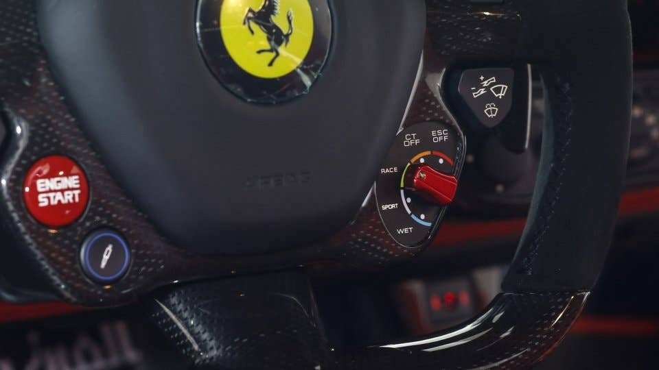 2014 Ferrari LaFerrari for sale in Dubai steering wheel