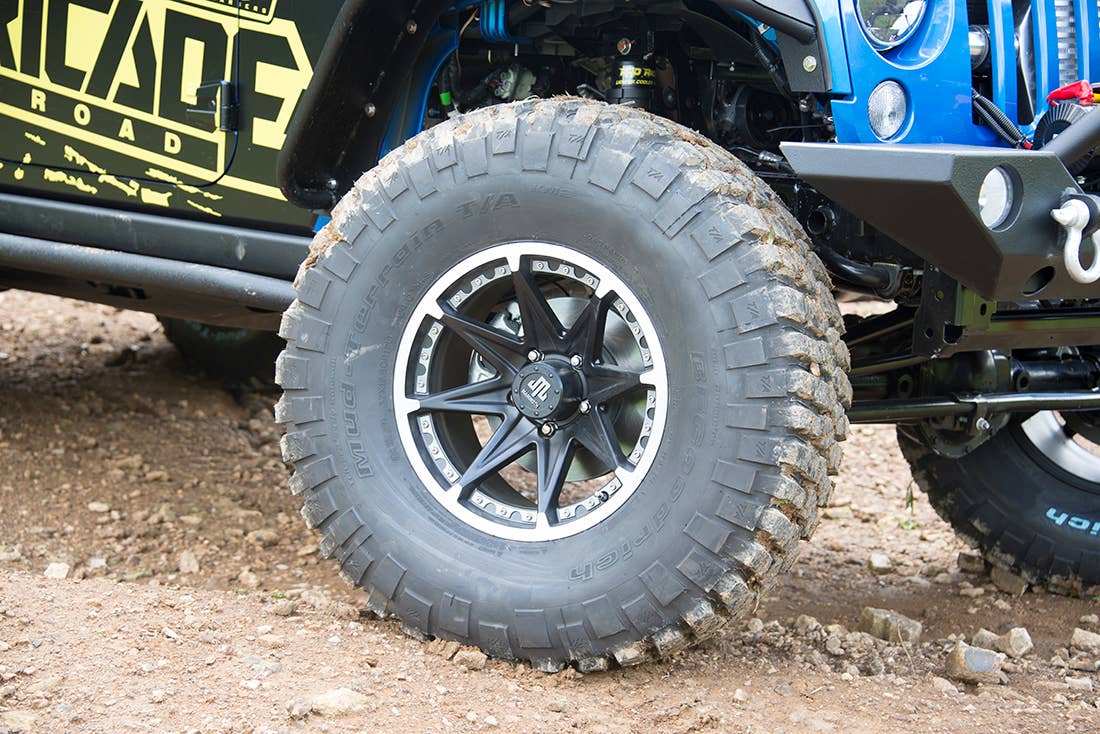 Project Trail Force 2015 Jeep Wrangler Rubicon wheel.