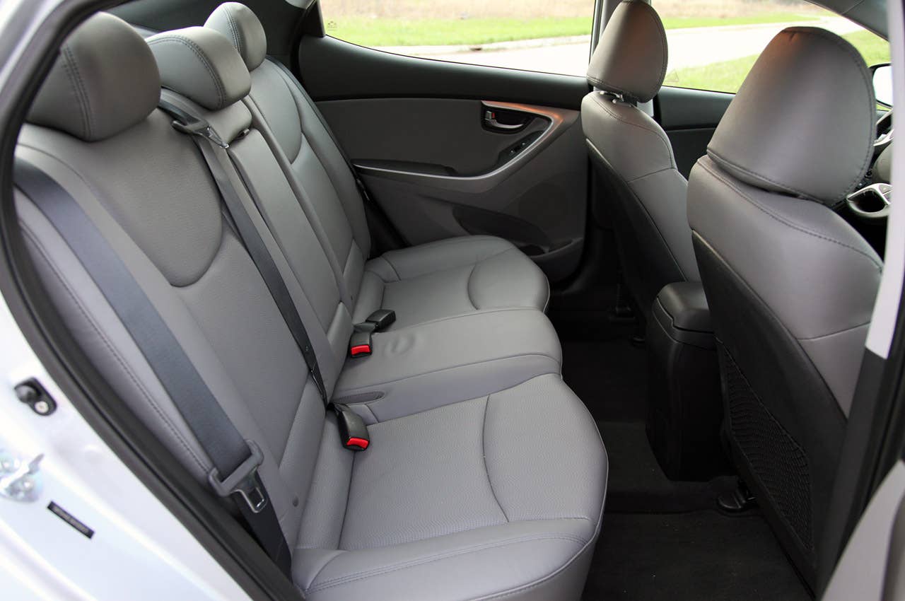 2011 Hyundai Elantra rear seats