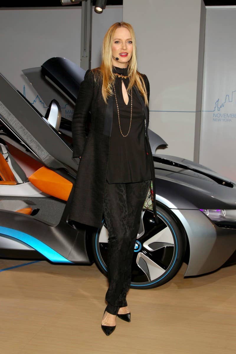 BMW i Born Electric Tour NYC Uma Thurmann