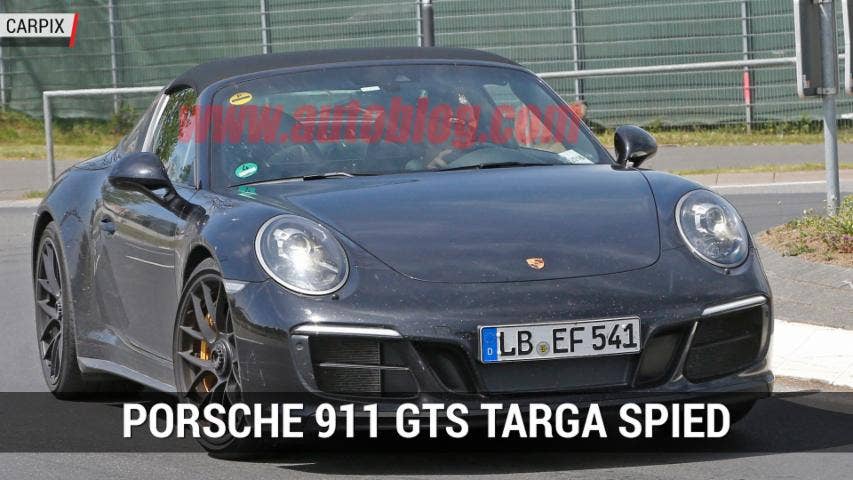 Porsche 911 GTS Targa Spied | Autoblog Minute