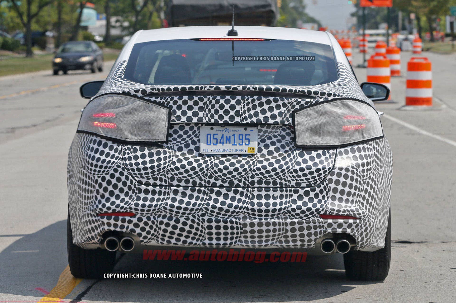 Ford Fusion ST spied rear