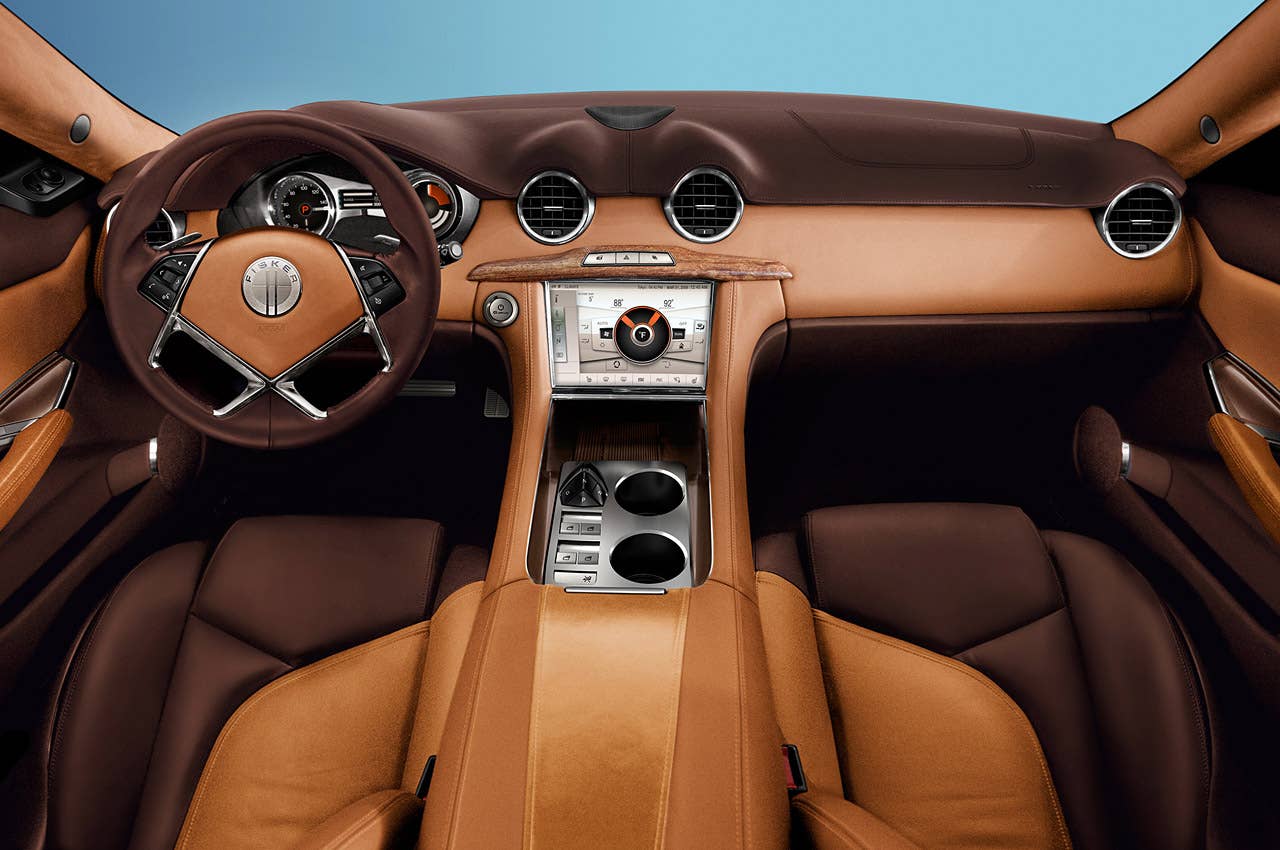 2012 Fisker Karma interior