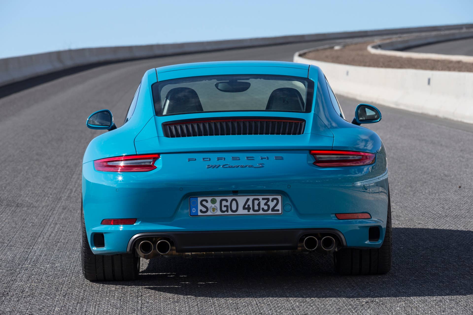 2017 Porsche 911 Carrera S rear