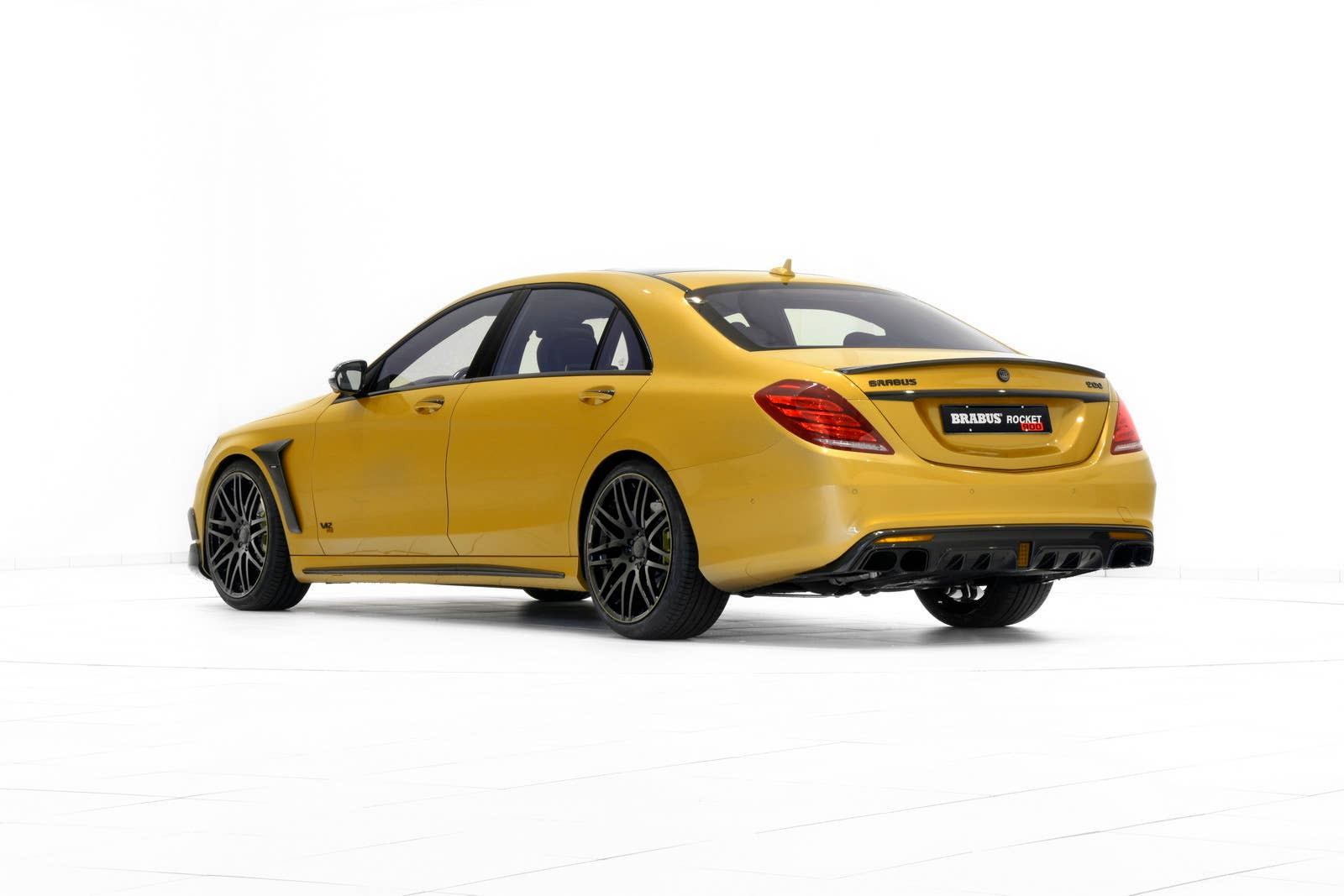 Brabus Rocket 900 Desert Gold Edition studio rear 3/4