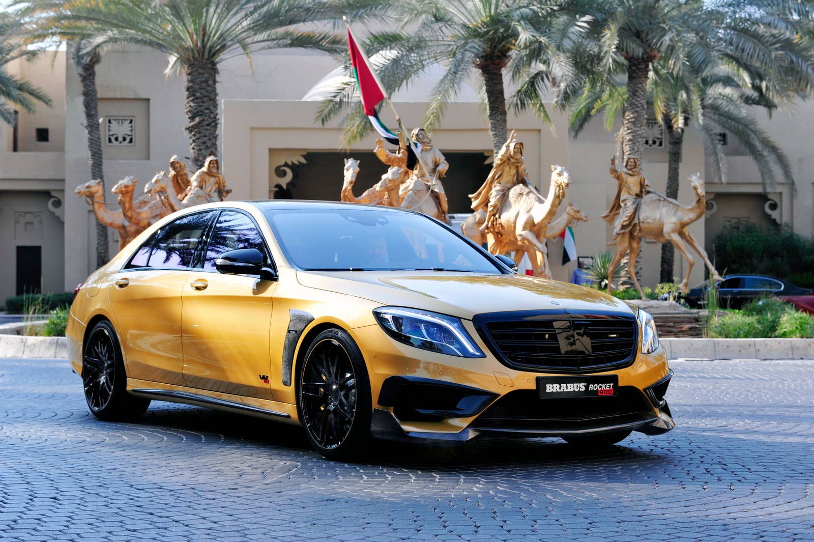 Brabus Rocket 900 Desert Gold Edition Dubai front 3/4