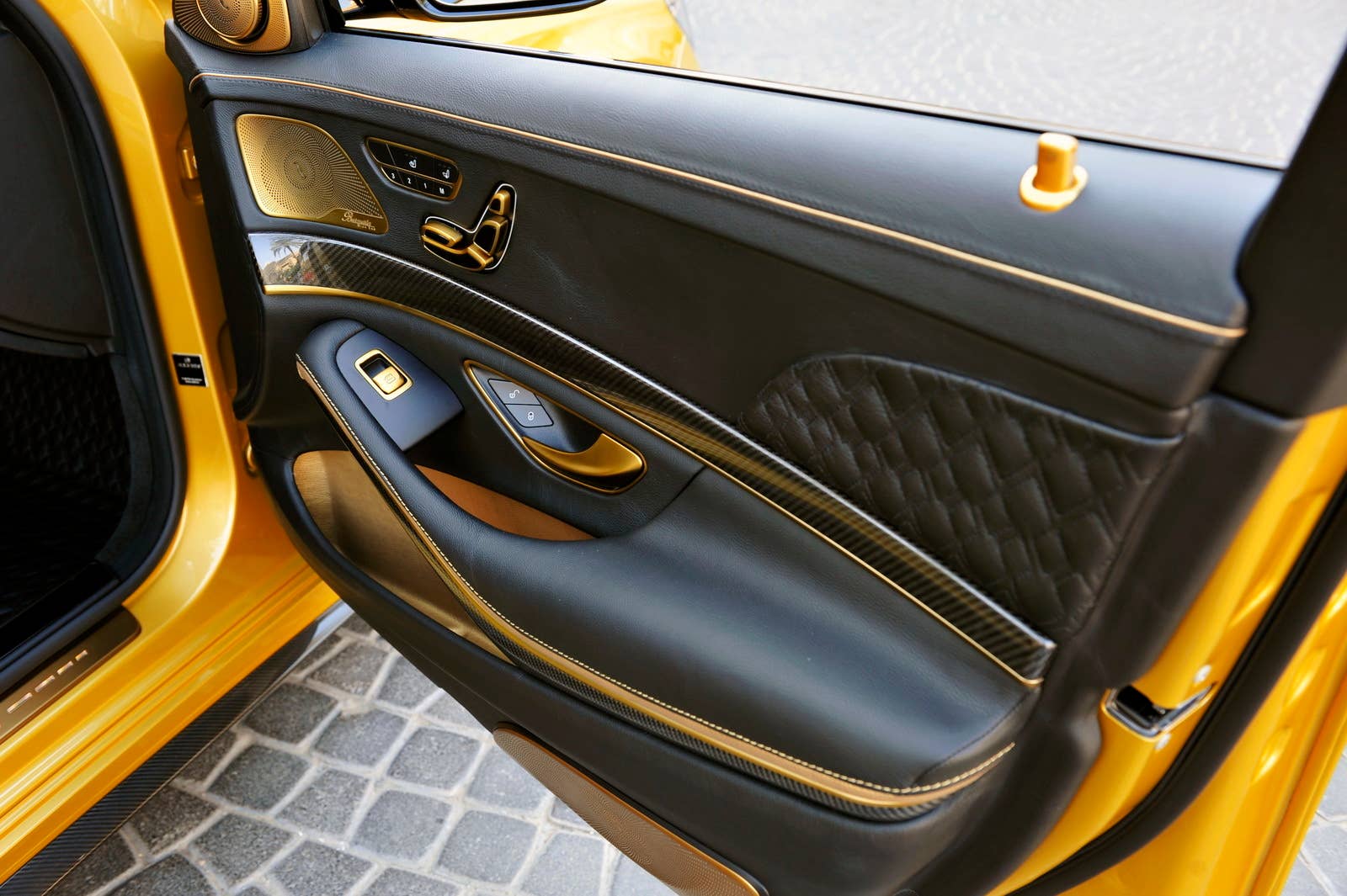 Brabus Rocket 900 Desert Gold Edition door panel