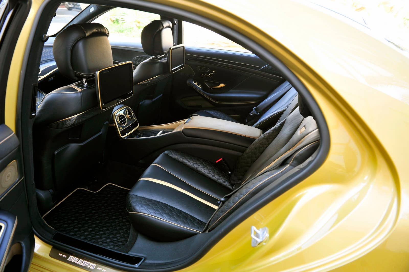 Brabus Rocket 900 Desert Gold Edition UAE rear seats