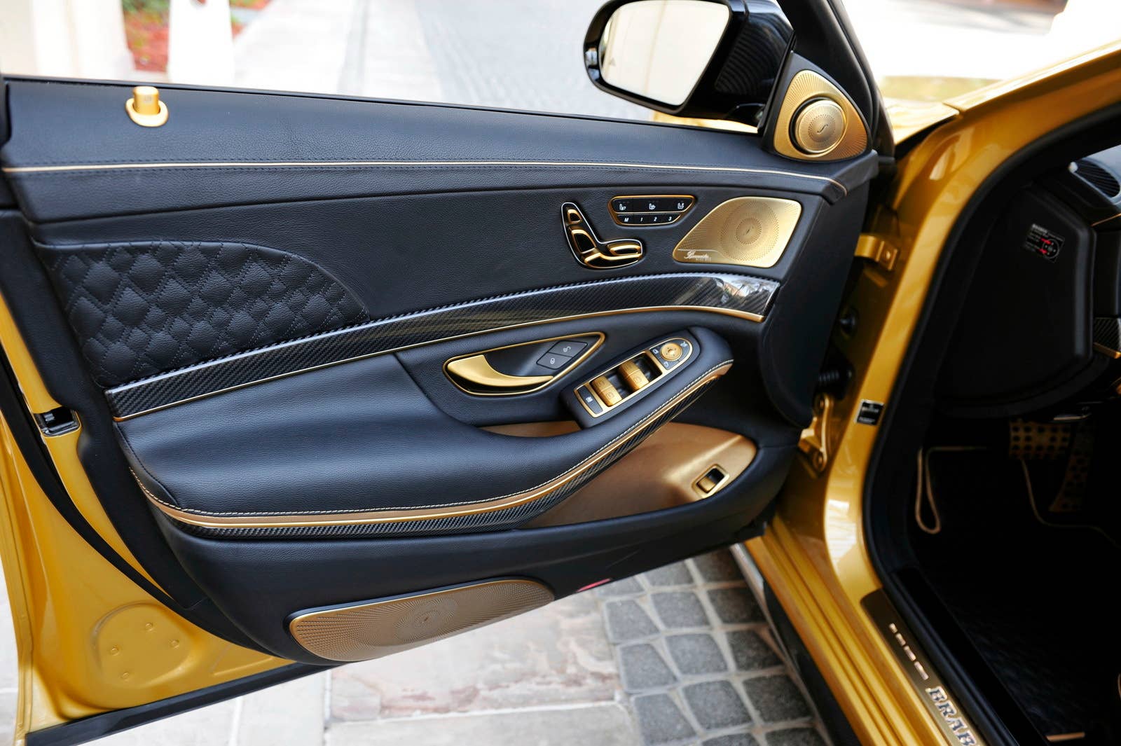 Brabus Rocket 900 Desert Gold Edition UAE door panel