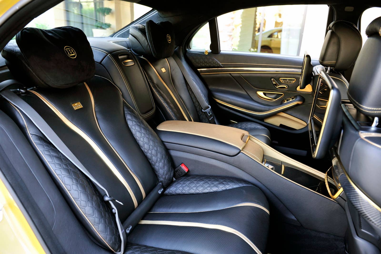 Brabus Rocket 900 Desert Gold Edition Dubai rear seats