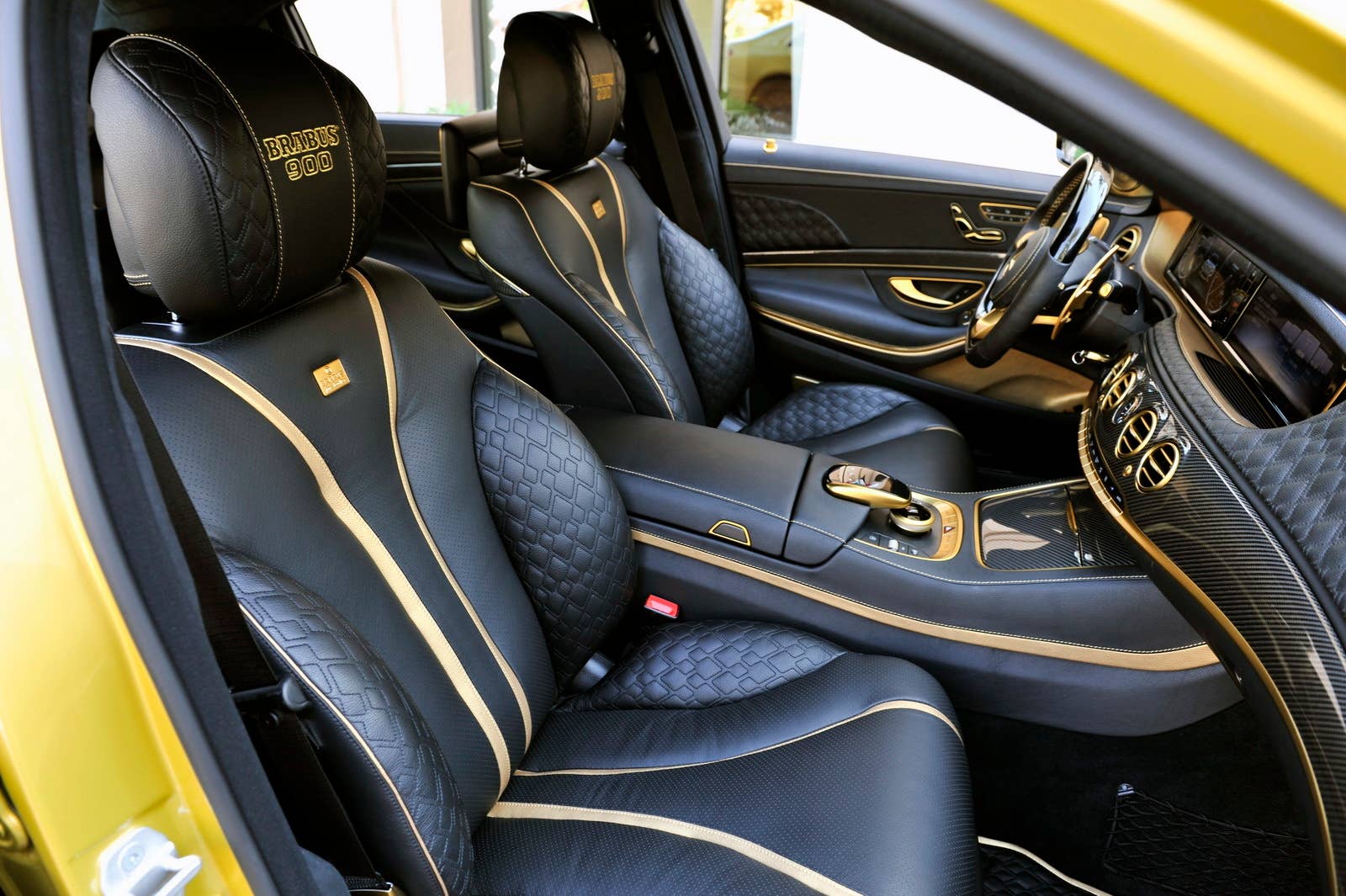 Brabus Rocket 900 Desert Gold Edition Dubai interior
