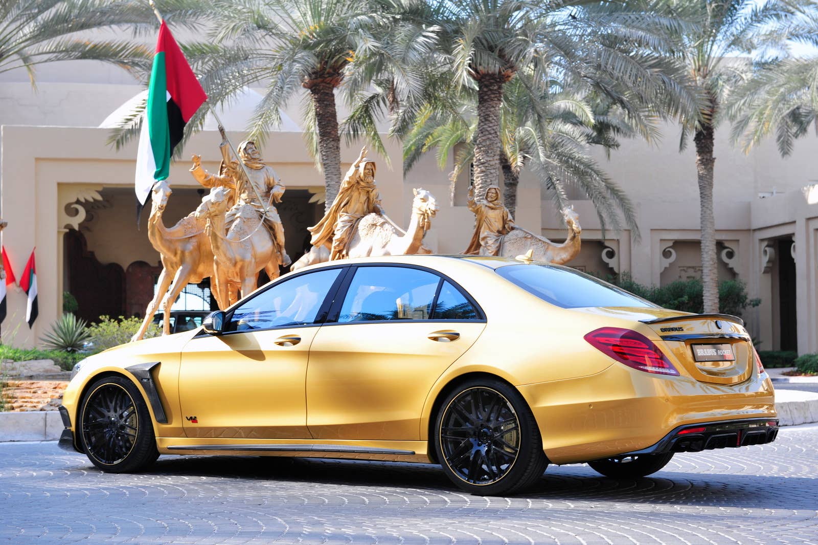 Brabus Rocket 900 Desert Gold Edition rear 3/4