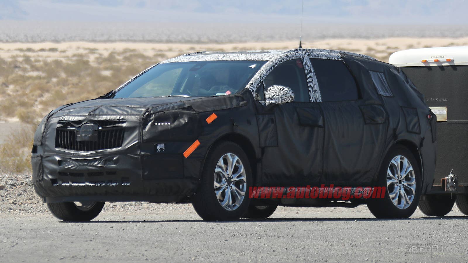 2018 Buick Enclave Spy Shots Three Quarter Front Exterior