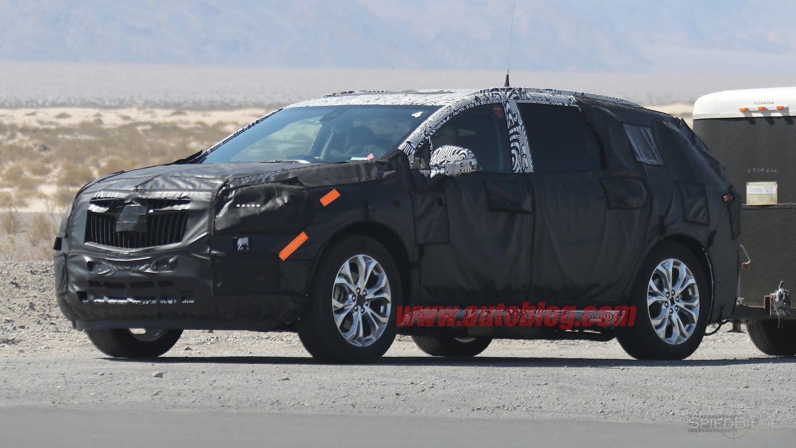 2018 Buick Enclave Spy Shots Three Quarter Front Exterior