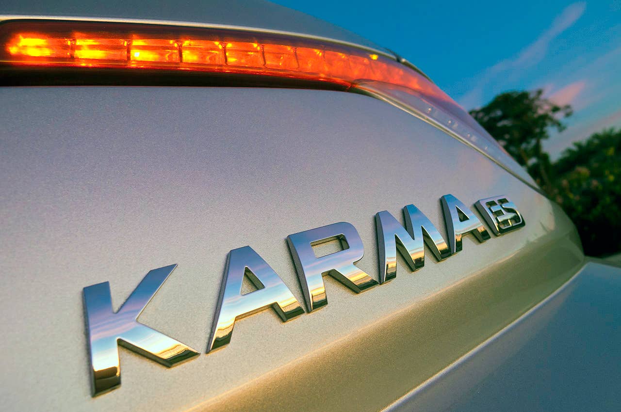 2012 Fisker Karma badge